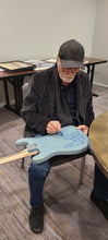 Load image into Gallery viewer, The Beach Boys Autographed Fender Guitar w Surfin USA Lyrics Exact Proof BAS Witness