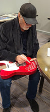 Load image into Gallery viewer, The Beach Boys Autographed Fender Guitar w Surfin USA Lyrics Exact Proof BAS Witness