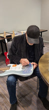Load image into Gallery viewer, The Beach Boys Autographed Fender Guitar w Surfin USA Lyrics Exact Proof BAS Witness