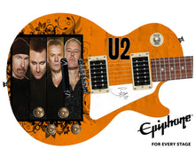 Load image into Gallery viewer, U2 Bono Autographed Gibson Epiphone Les Paul Graphics Guitar