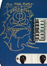 Load image into Gallery viewer, Iron Maiden Signed Fender Guitar w Hand Drawn Eddie Sketch
