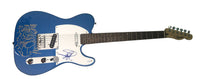 Load image into Gallery viewer, Iron Maiden Autographed Fender Guitar w Hand Drawn Eddie Sketch
