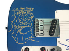 Load image into Gallery viewer, Iron Maiden Autographed Fender Guitar w Hand Drawn Eddie Sketch
