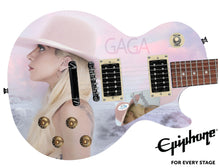 Load image into Gallery viewer, Lady Gaga Autographed Gibson Epiphone Les Paul Graphics Guitar ACOA