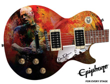 Load image into Gallery viewer, Pink Floyd David Gilmour Autographed Gibson Epiphone Les Paul Graphics Guitar ACOA