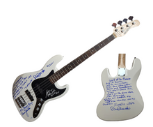Load image into Gallery viewer, The Beach Boys Signed Huntington Bass Guitar with Surfin USA Lyrics ACOA