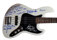Load image into Gallery viewer, The Beach Boys Signed Huntington Bass Guitar with Surfin USA Lyrics ACOA