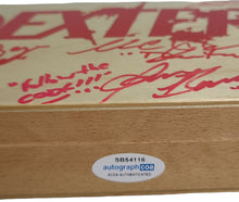 Load image into Gallery viewer, Dexter Cast Signed Custom Blood Glass Slides Case ACOA