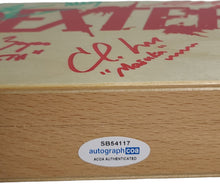 Load image into Gallery viewer, Dexter Cast Signed Custom Blood Glass Slides Case ACOA