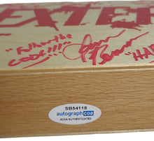 Load image into Gallery viewer, Dexter Cast Signed Custom Blood Glass Slides Case ACOA