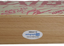 Load image into Gallery viewer, Dexter Cast Signed Custom Blood Glass Slides Case ACOA