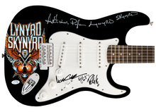 Load image into Gallery viewer, Lynyrd Skynyrd Artimus Pyle Signed Photo Graphics Guitar Exact Proof ACOA