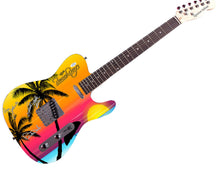 Load image into Gallery viewer, Beach Boys Johnston Marks Mike Love Autographed 1/1 Graphics Guitar ACOA Exact Proof