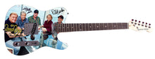 Load image into Gallery viewer, The Beach Boys Autographed Graphics Album Group Photo Guitar ACOA Exact Proof