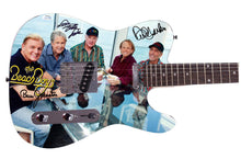 Load image into Gallery viewer, The Beach Boys Autographed Graphics Album Group Photo Guitar ACOA Exact Proof
