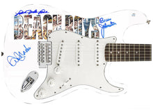 Load image into Gallery viewer, The Beach Boys Autographed Band Logo Photo Graphics Fender Guitar Exact Proof