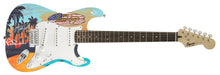 Load image into Gallery viewer, The Beach Boys Autographed Beach Photo Graphics Fender Guitar Exact Proof ACOA