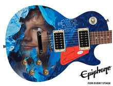 Load image into Gallery viewer, Ed Sheeran Autographed Gibson Epiphone Les Paul Graphics Guitar ACOA