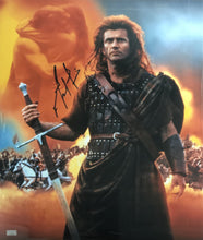 Load image into Gallery viewer, Mel Gibson Signed 1995 Braveheart Custom Framed 16x20 Photo