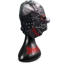 Load image into Gallery viewer, Slipknot Clown Signed Mask Shawn Crahan w Custom Display Stand ACOA