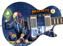 Load image into Gallery viewer, Dave Mustaine of Megadeth Signed Custom Graphics Rust In Peace LP Guitar
