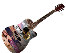Load image into Gallery viewer, Taylor Swift Signed Custom Graphics Acoustic Guitar ACOA JSA
