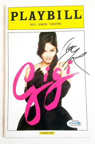 Vanessa Hudgens Autographed Signed Gigi Playbill