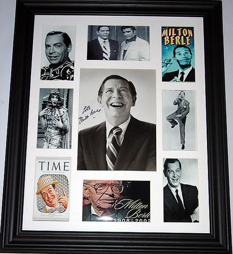 Milton Berle Autographed Signed Framed Photo Display