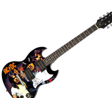 Load image into Gallery viewer, Angus Young AC/DC Signed Sketch Graphics Highway To Hell Epiphone SG Guitar
