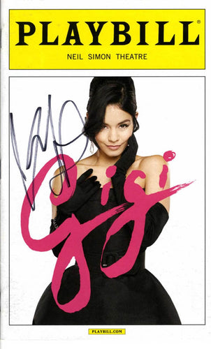Vanessa Hudgens Autographed Signed Sexy Gigi Playbill 