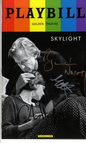 Bill Carey Matthew Autographed Signed X3 Skylight Playbill