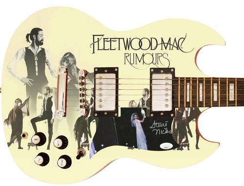 Stevie Nicks of Fleetwood Mac Signed Custom Graphics Rumors LP Guitar