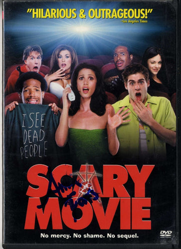 Anna Faris Autographed Signed Scary Movie DVD Case Cover 