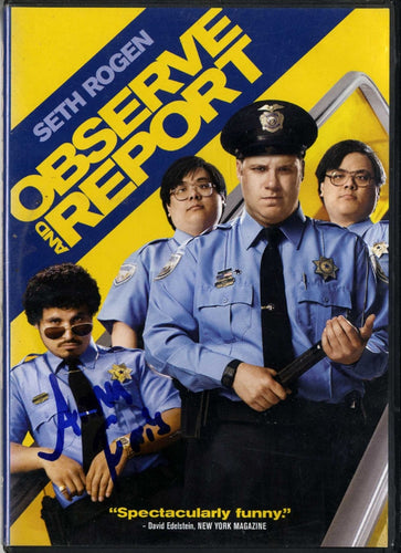 Anna Faris Autographed Observe And Report DVD Case Cover 