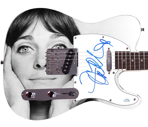Judy Collins Signed Custom Graphics Guitar