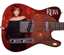 Load image into Gallery viewer, Reba McEntire Signed Custom Graphics Guitar
