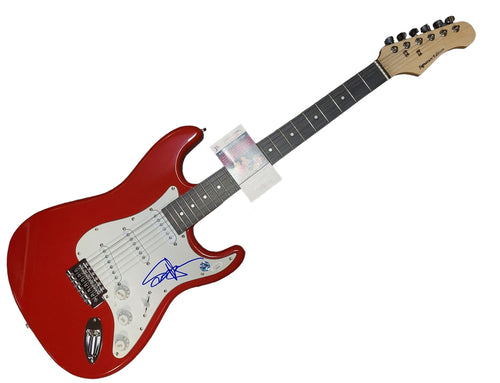 Sammy Hagar of Van Halen Autographed Signature Edition Red Rocker Guitar