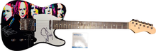 Load image into Gallery viewer, Aerosmith Autographed Signed 1:1 Custom Graphics Photo Guitar ACOA
