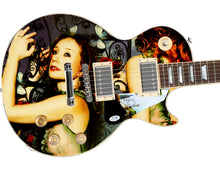 Load image into Gallery viewer, Tori Amos Autographed 1/1 &quot;Enchanted Elegance” Custom Graphics Guitar
