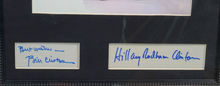 Load image into Gallery viewer, President Bill Clinton &amp; Wife Hillary Autographed Framed Photo Display JSA JSA
