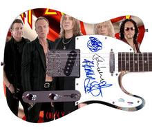 Load image into Gallery viewer, Def Leppard Autographed w Sketch Signed 1/1 Custom Photo Graphics Guitar
