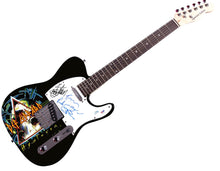 Load image into Gallery viewer, Def Leppard Autographed w Sketch Signed 1/1 Custom Photo Graphics Guitar ACOA
