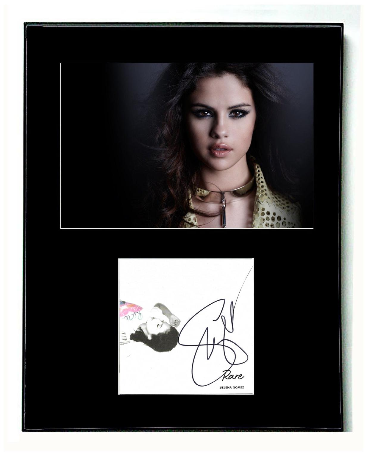 Selena Gomez Autographed Signed RARE Cd Album Matted Photo Display