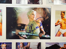 Load image into Gallery viewer, Sharon Stone Autographed Framed Movie Photo Collage Photo Display PSA
