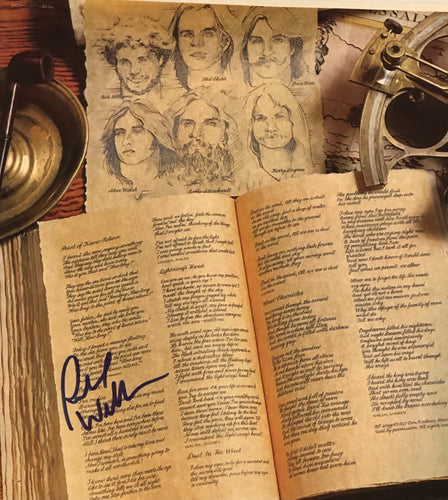 Kansas Richard Wiliams Autographed Vinyl Album Lp Insert