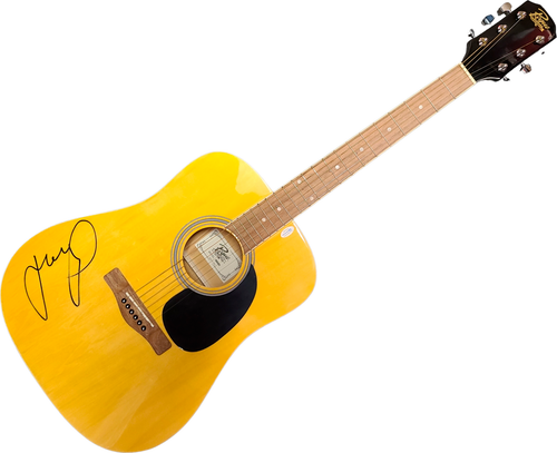 John Cougar Mellencamp Autographed Rogue RD80 Acoustic Guitar