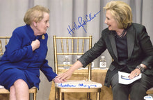 Load image into Gallery viewer, Madeleine Albright Hillary Clinton Autographed Signed 12x18 Photo Powerful Women!
