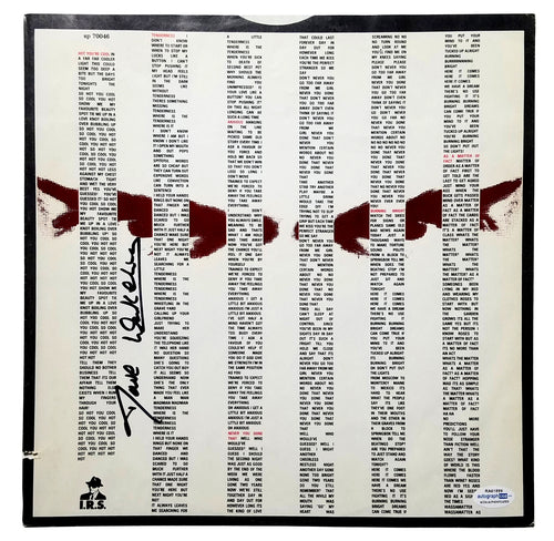 Dave Wakeling Autographed Signed Record LP Album Sleeve
