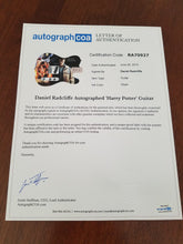 Load image into Gallery viewer, Harry Potter Daniel Radcliffe Signed Graphics Photo Guitar ACOA LOA