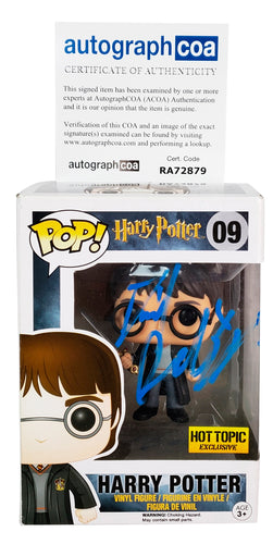 Harry Potter Daniel Radcliffe Autographed Funko Pop #09 Wand Hot Topic